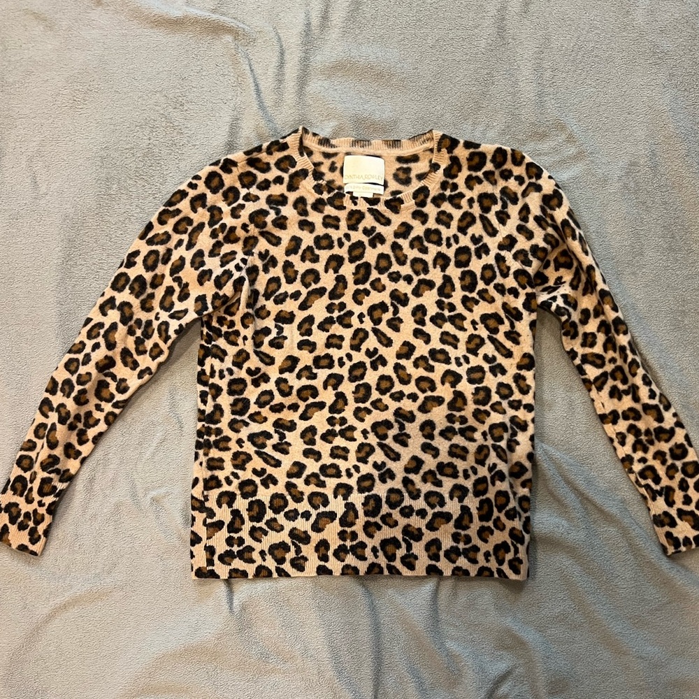 Cheetah print sweater